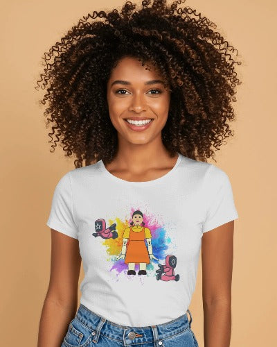 "Red Light Chaos" Squid Game Graphic Tee